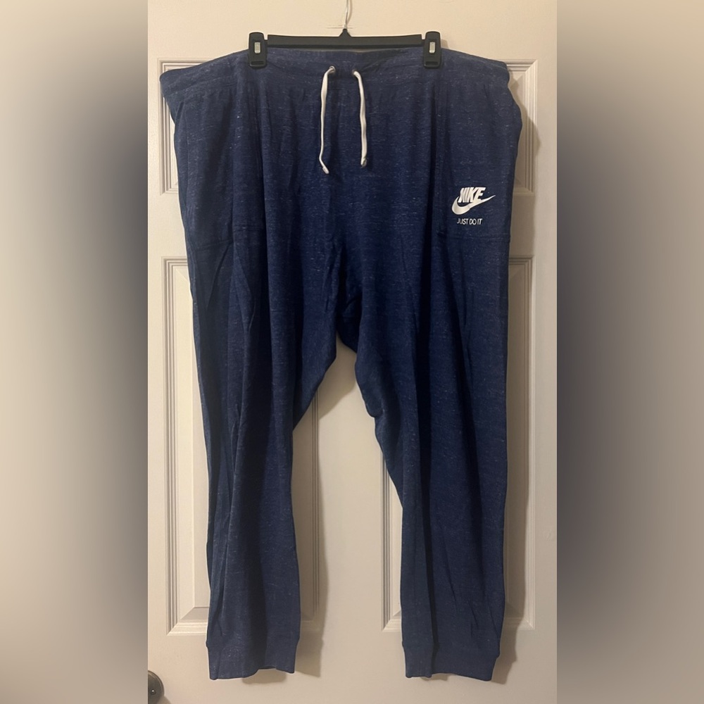 Nike Heathered Dark Blue Joggers